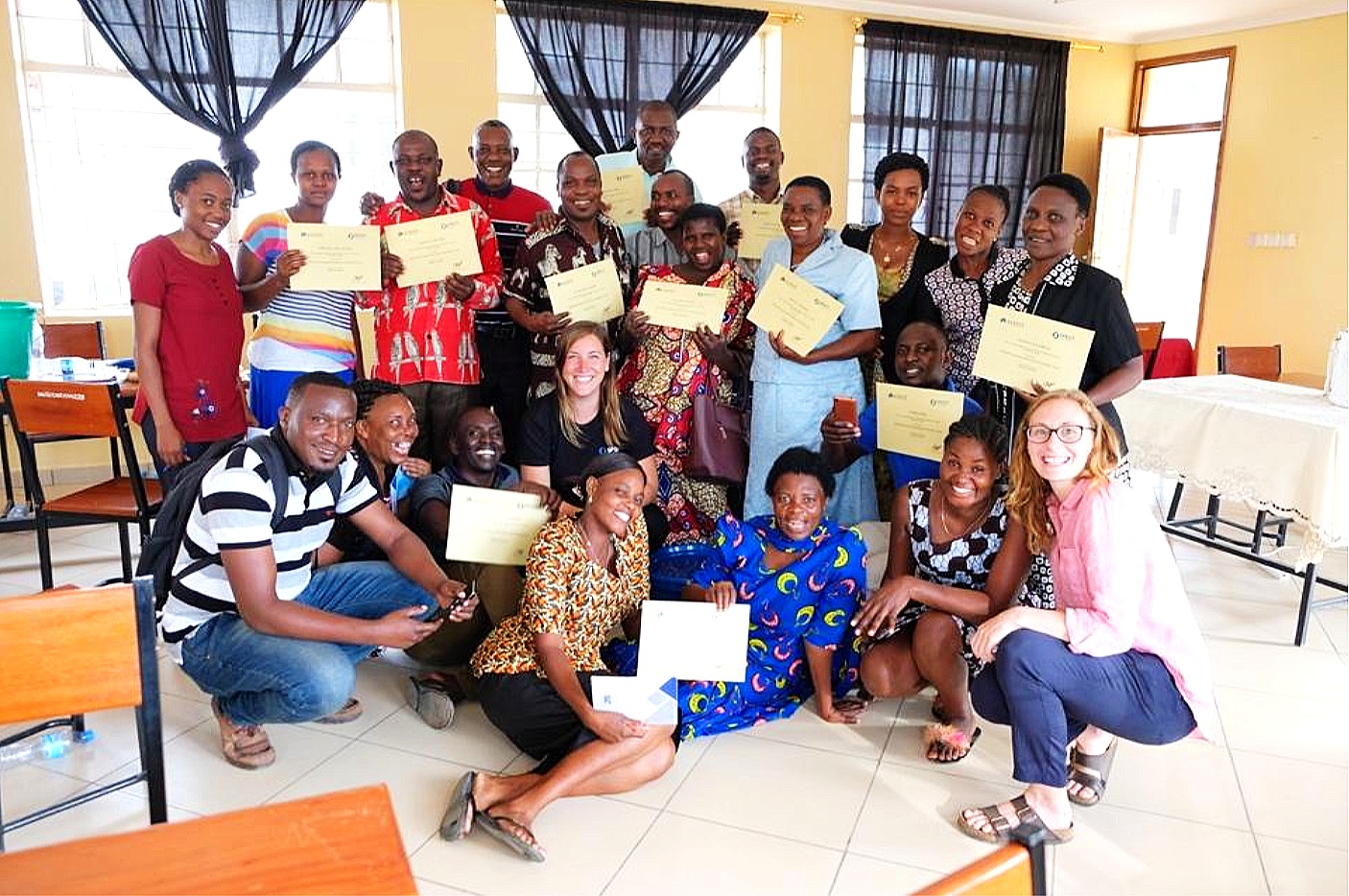  Certified participants after successful training in 2018. 